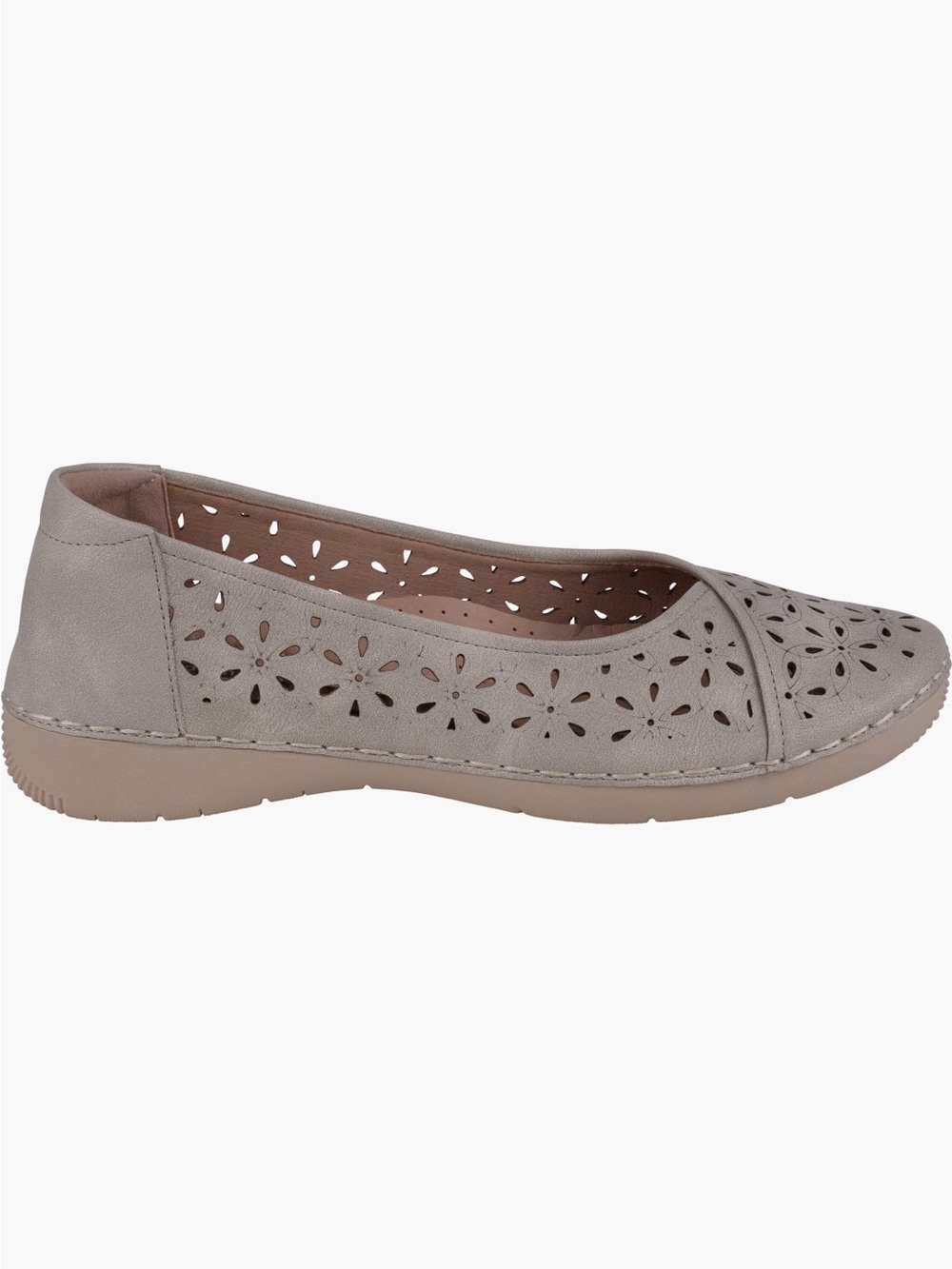 Good Choice New York Nysha Flat Grey EUC 10 M